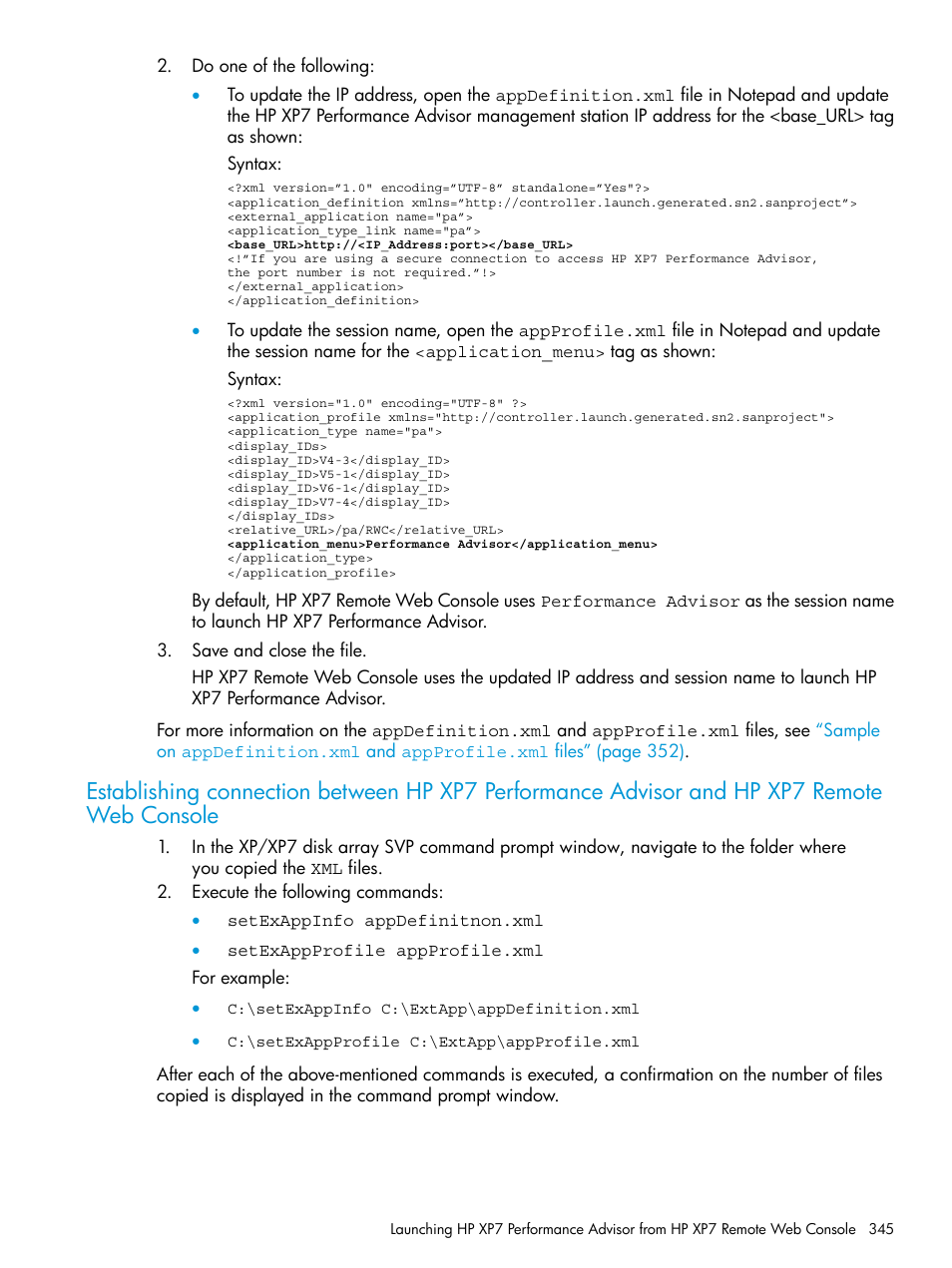 HP XP Performance Advisor Software User Manual | Page 345 / 414