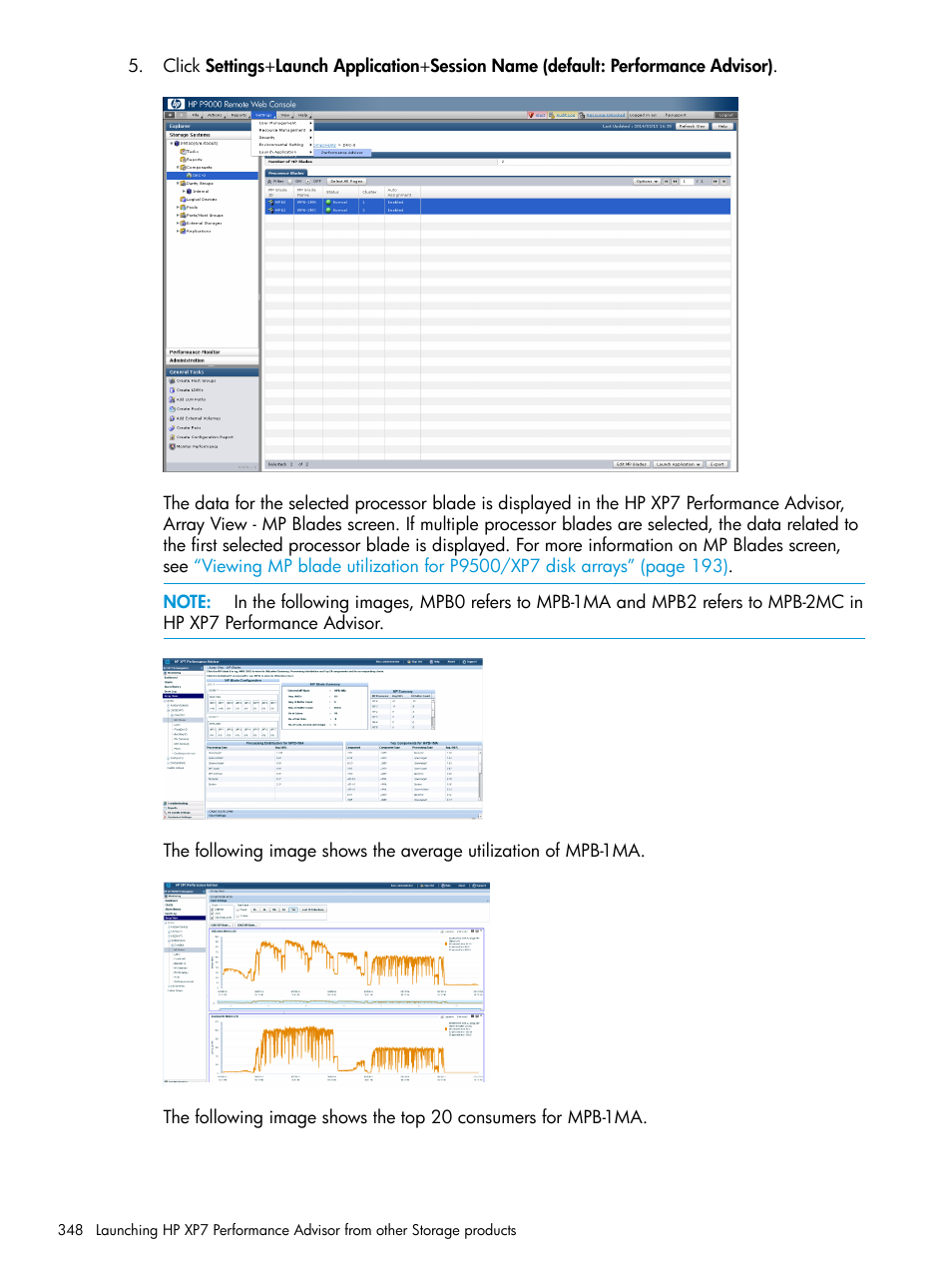 HP XP Performance Advisor Software User Manual | Page 348 / 414