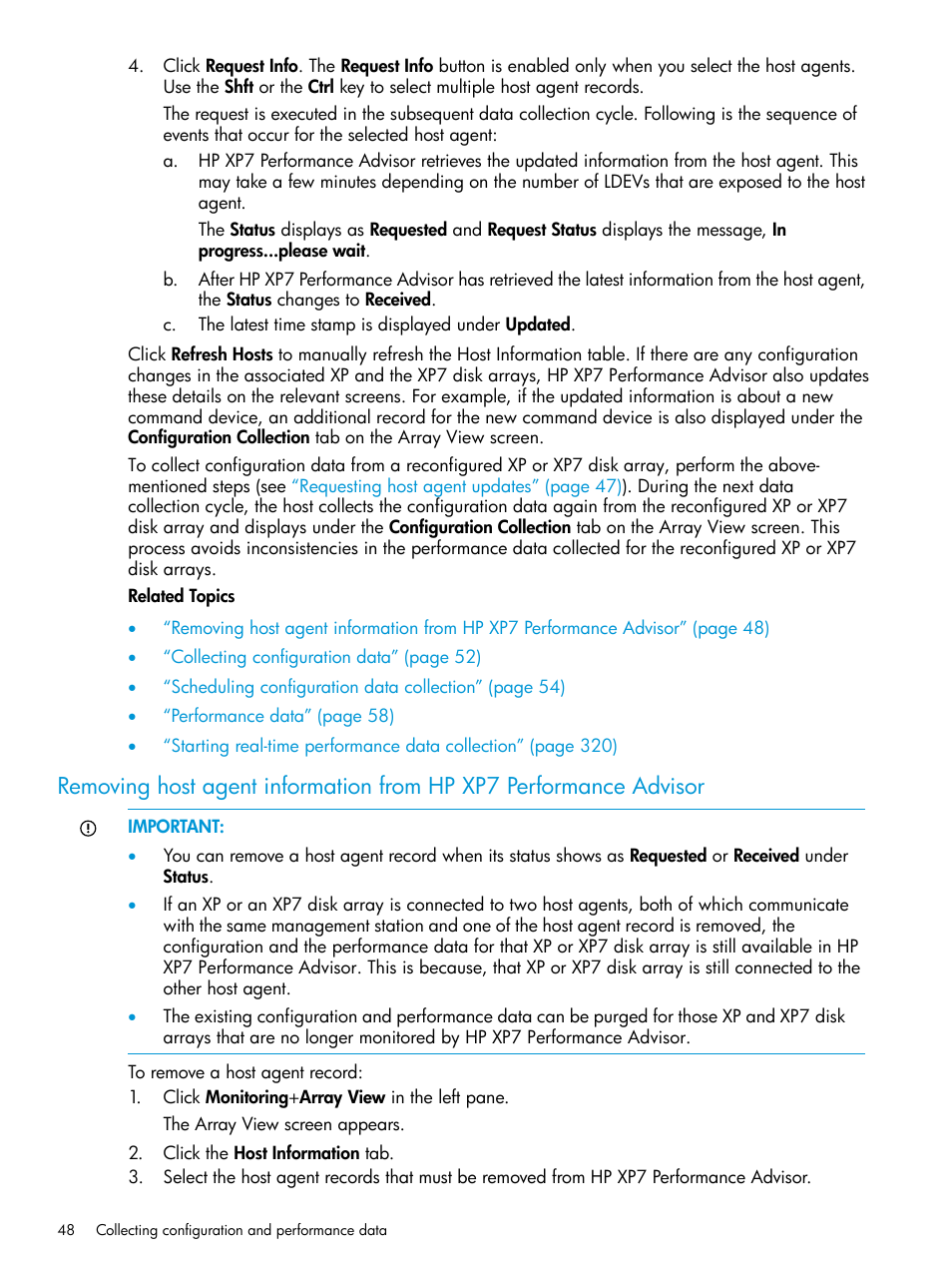 HP XP Performance Advisor Software User Manual | Page 48 / 414