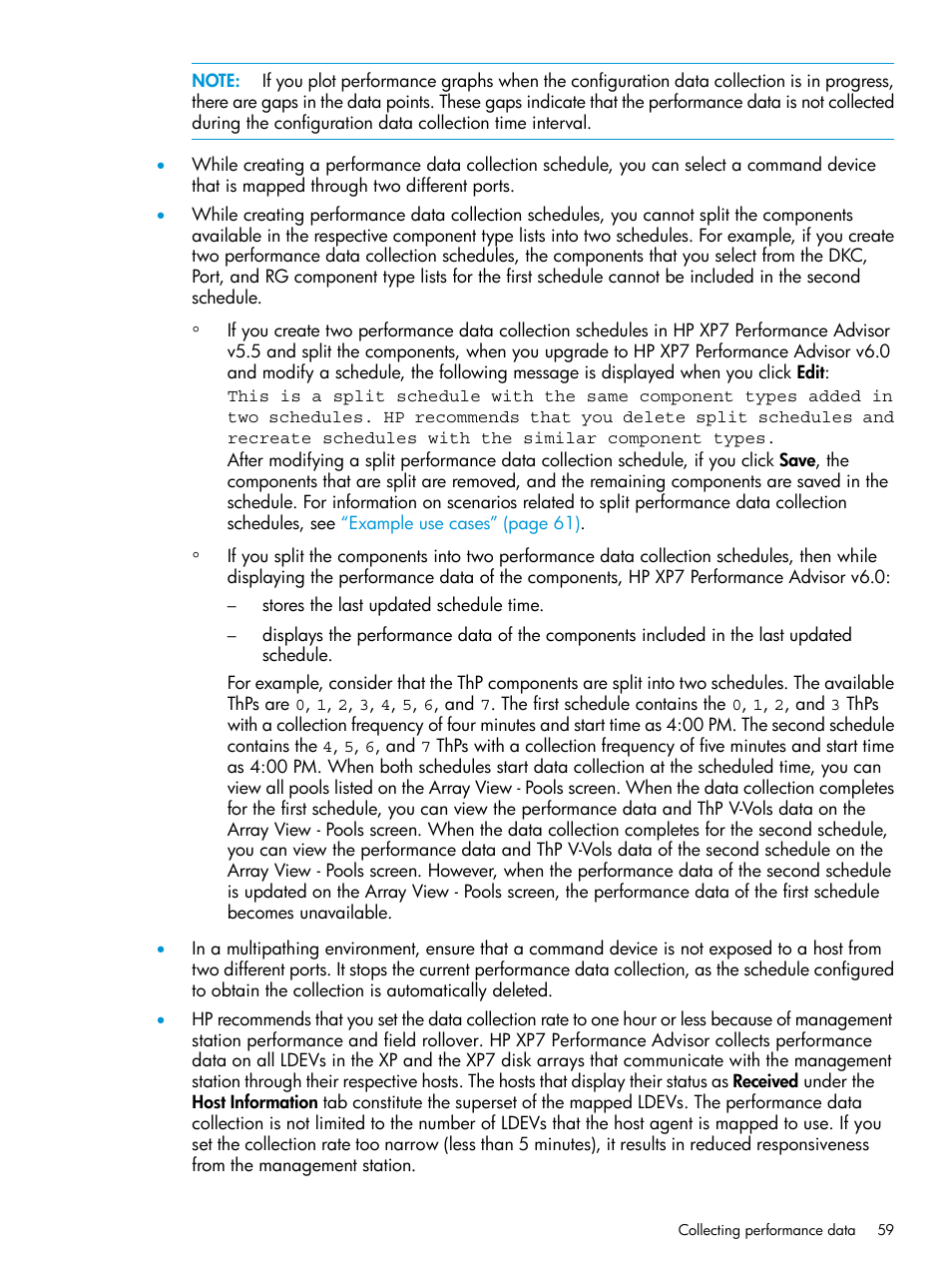 HP XP Performance Advisor Software User Manual | Page 59 / 414
