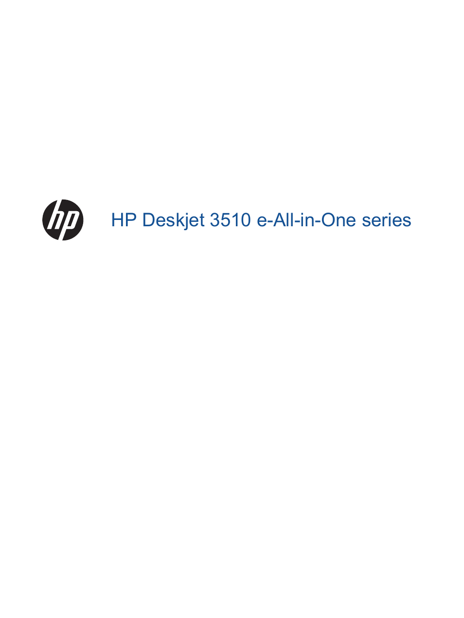 HP Deskjet 3511 e-All-in-One Printer User Manual | 62 pages