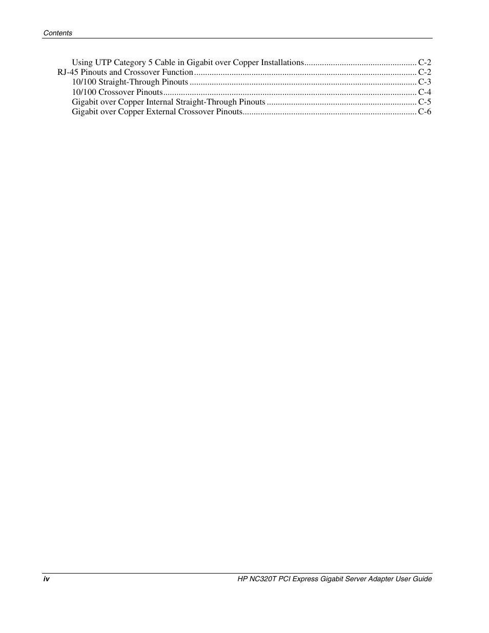 HP NC320T PCI Express Gigabit Server Adapter User Manual | Page 4 / 21