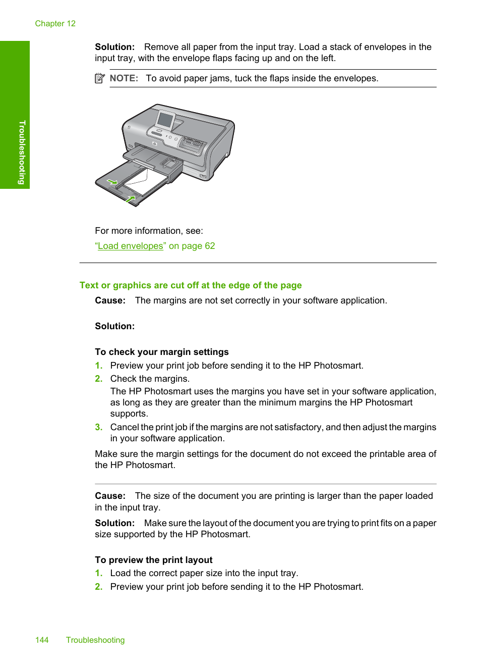 HP Photosmart D7460 Printer User Manual | Page 145 / 191