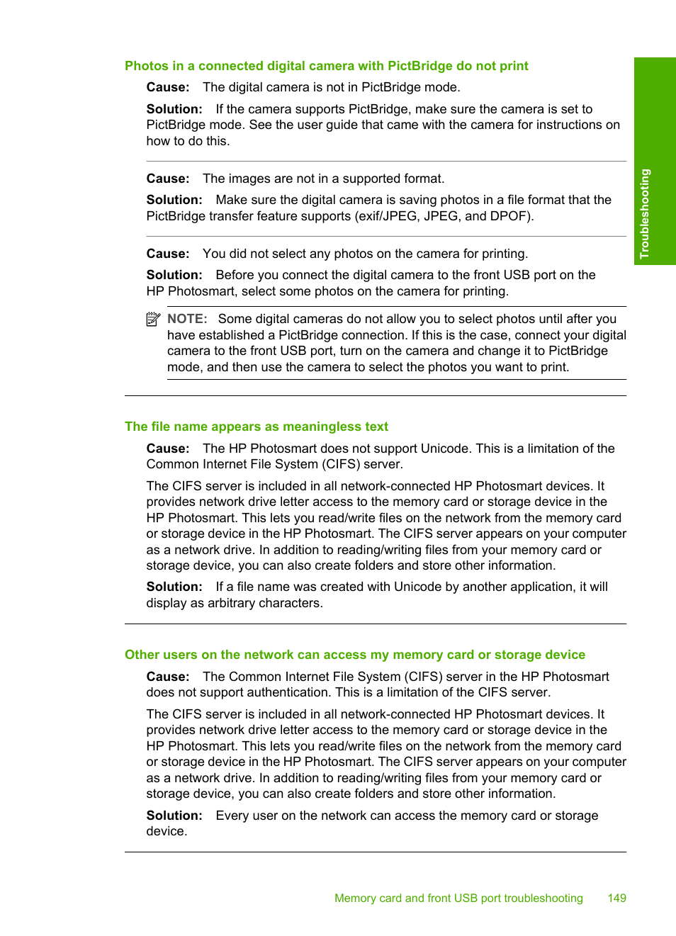 The file name appears as meaningless text | HP Photosmart D7460 Printer User Manual | Page 150 / 191