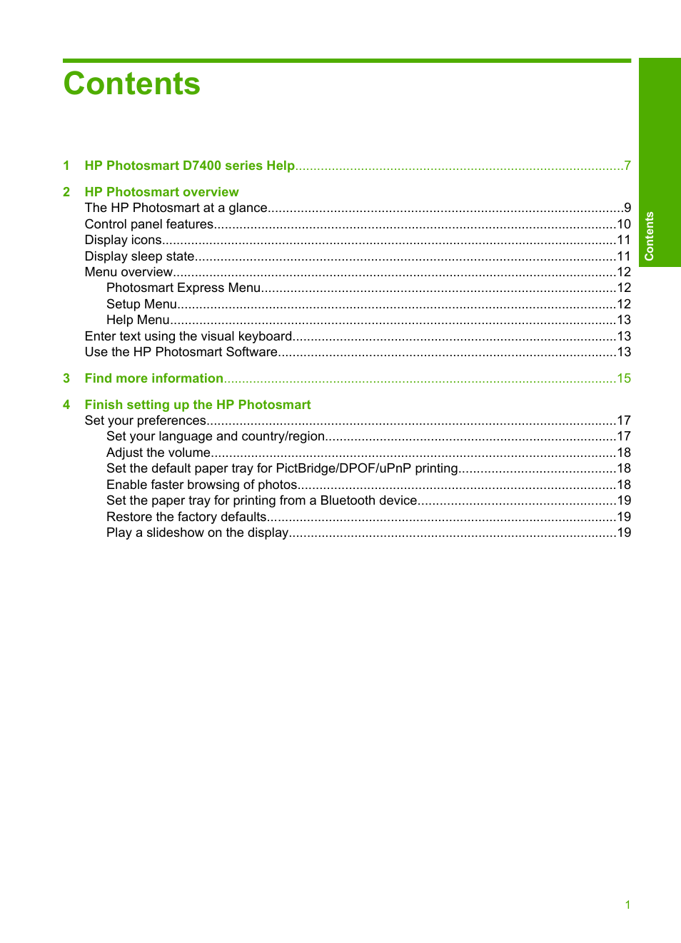 HP Photosmart D7460 Printer User Manual | Page 2 / 191