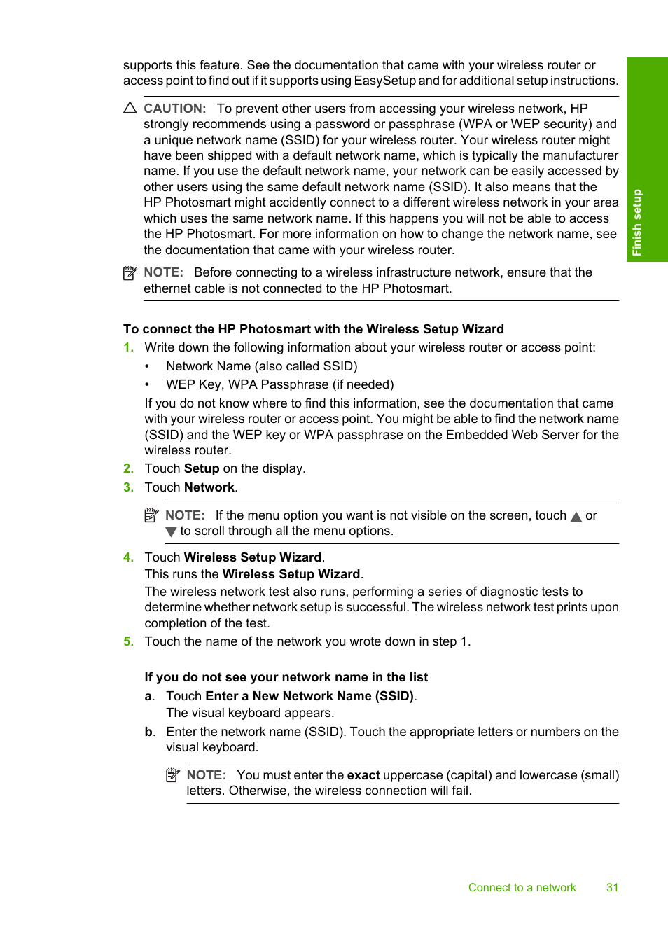 HP Photosmart D7460 Printer User Manual | Page 32 / 191