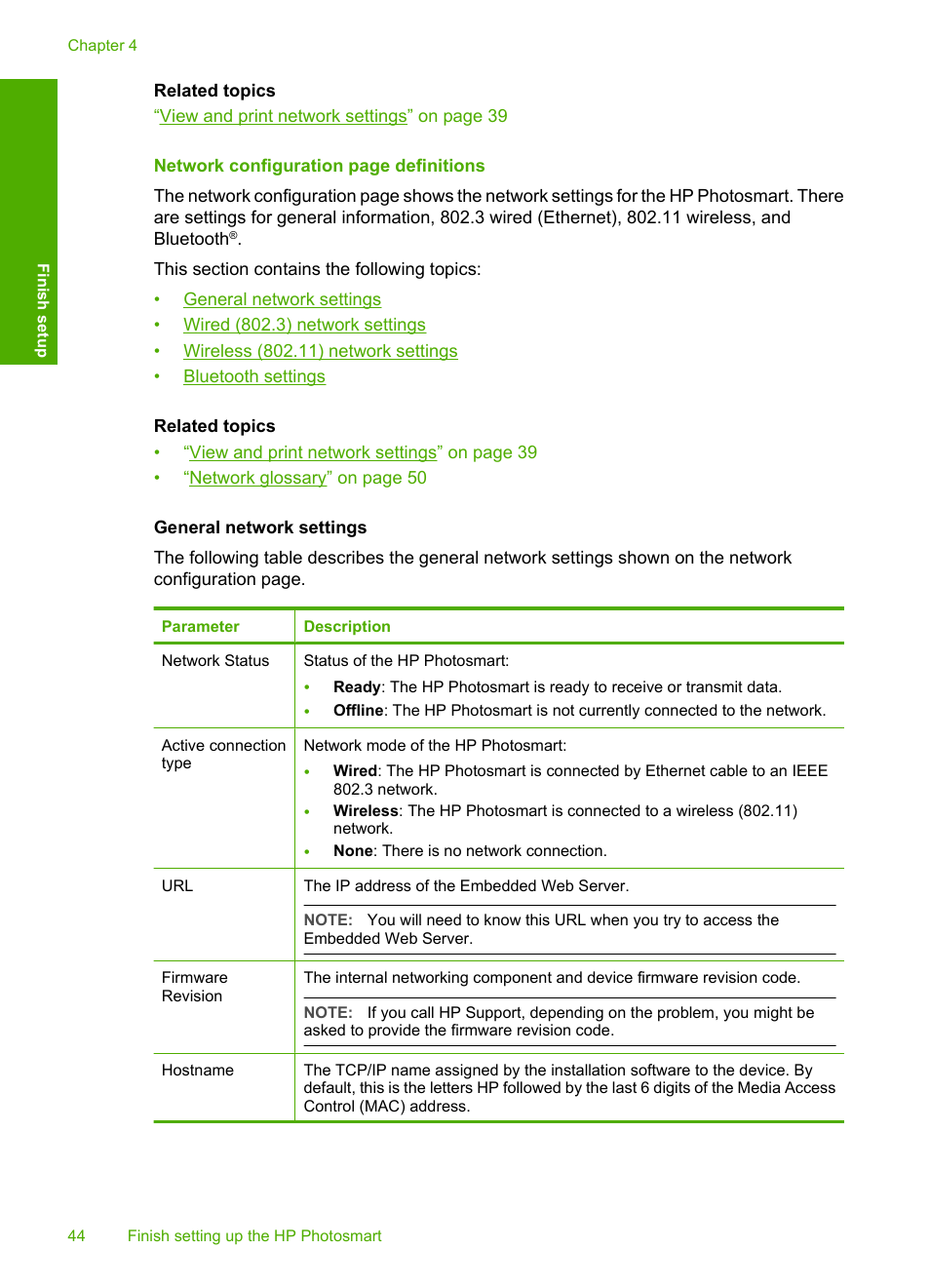 HP Photosmart D7460 Printer User Manual | Page 45 / 191