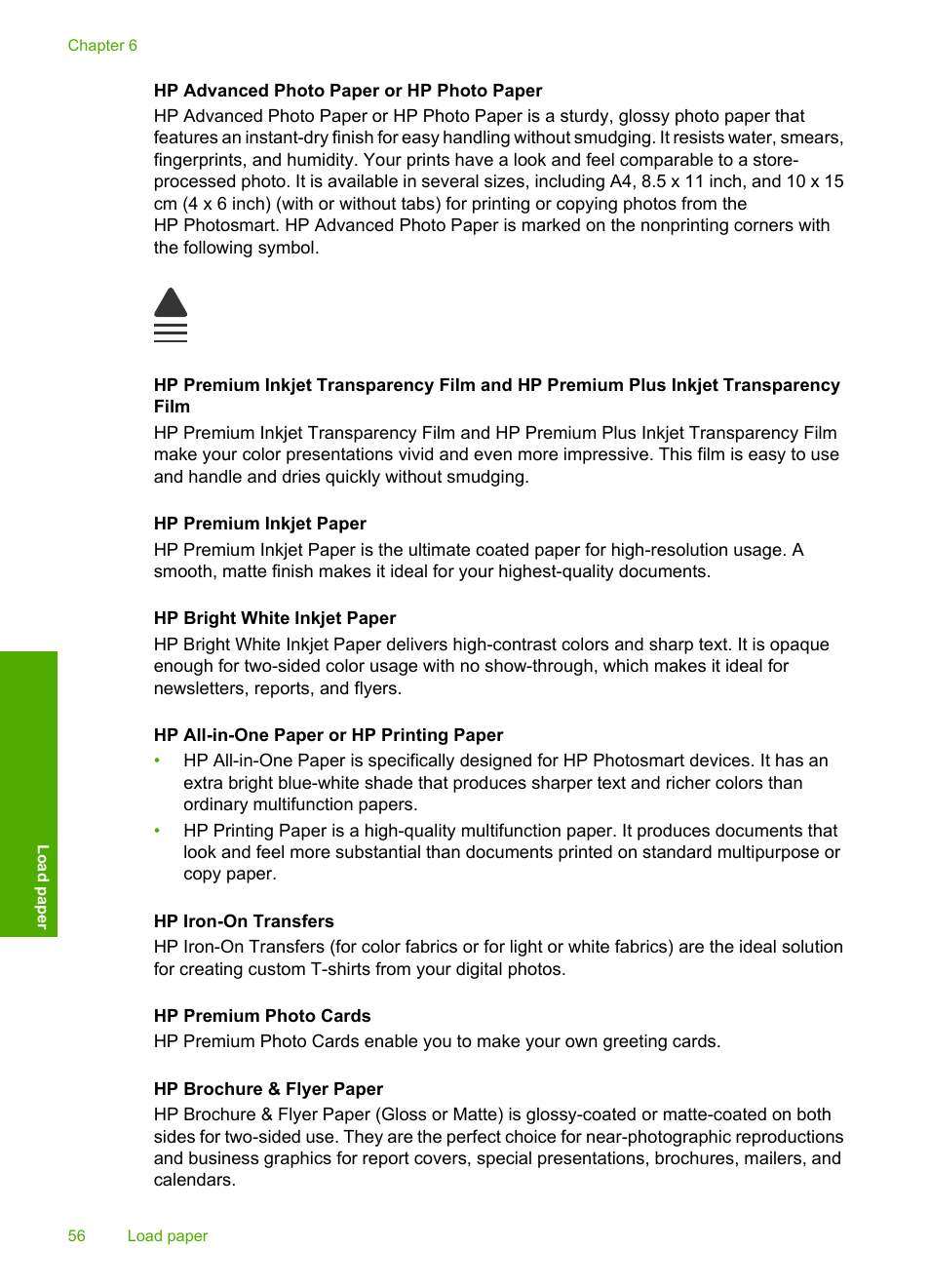 HP Photosmart D7460 Printer User Manual | Page 57 / 191