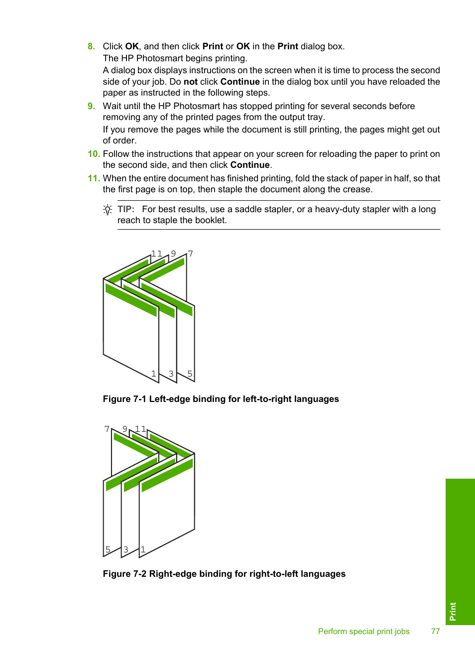 HP Photosmart D7460 Printer User Manual | Page 78 / 191