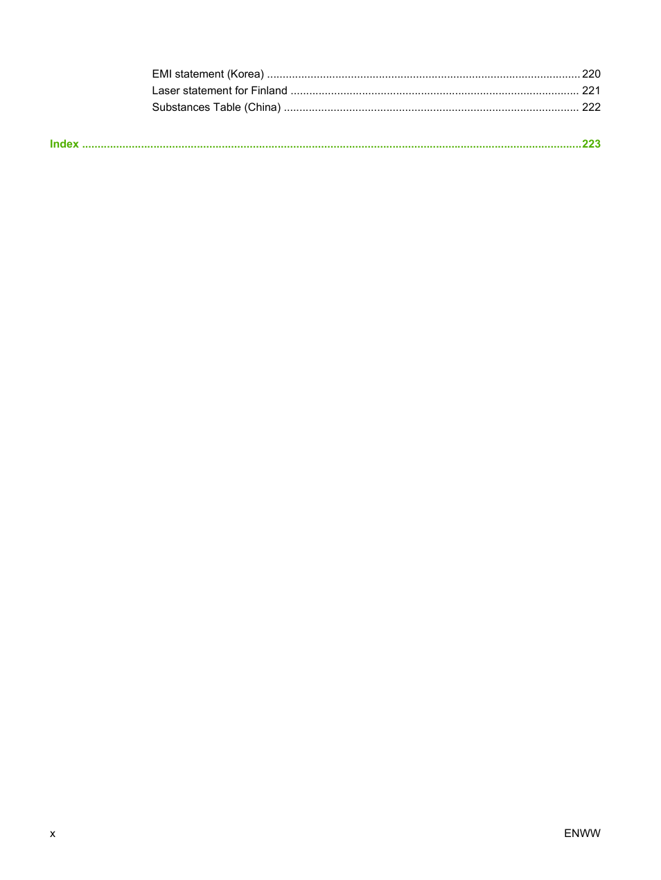 HP LaserJet P4015 Printer series User Manual | Page 12 / 246