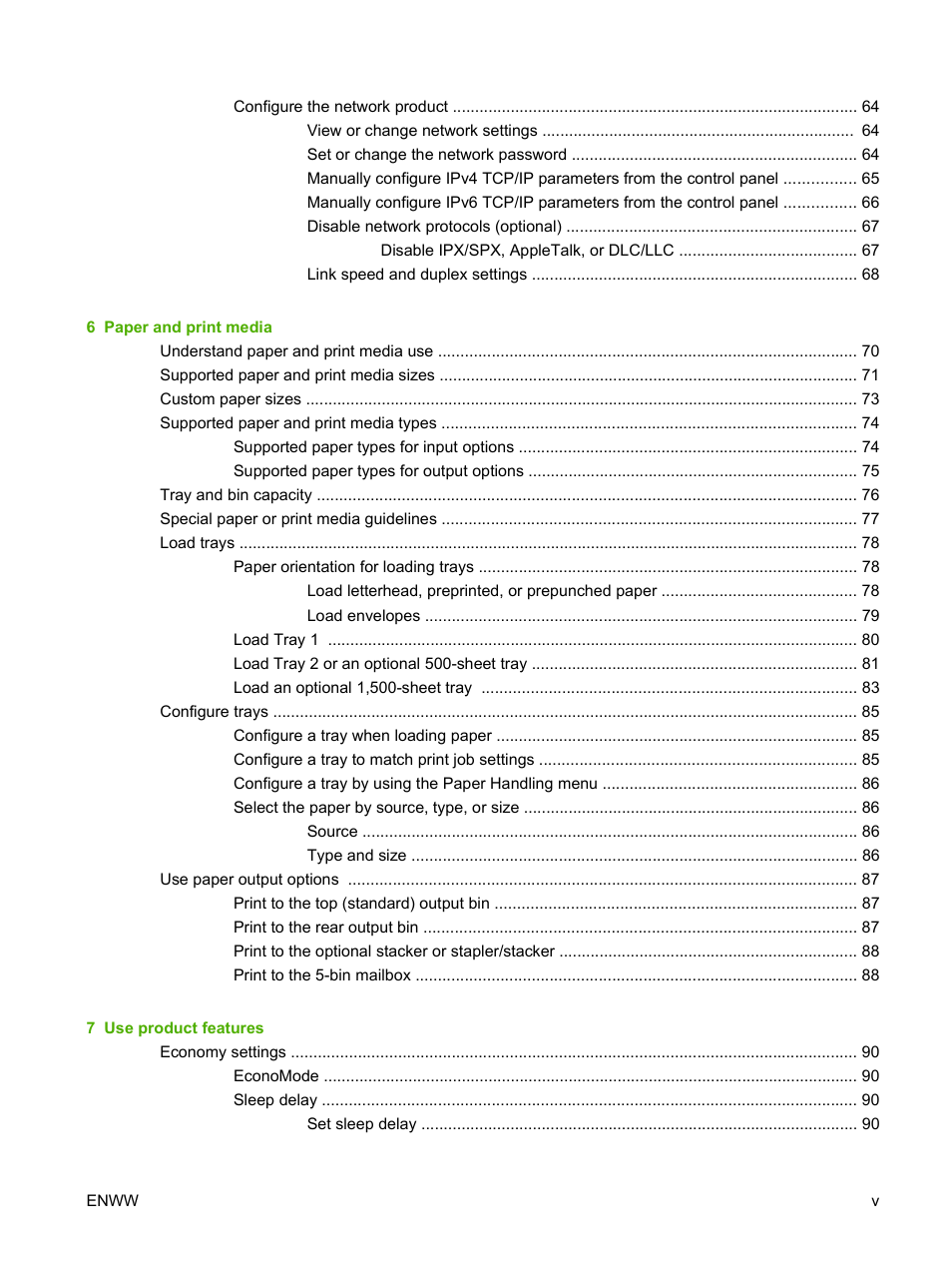 HP LaserJet P4015 Printer series User Manual | Page 7 / 246