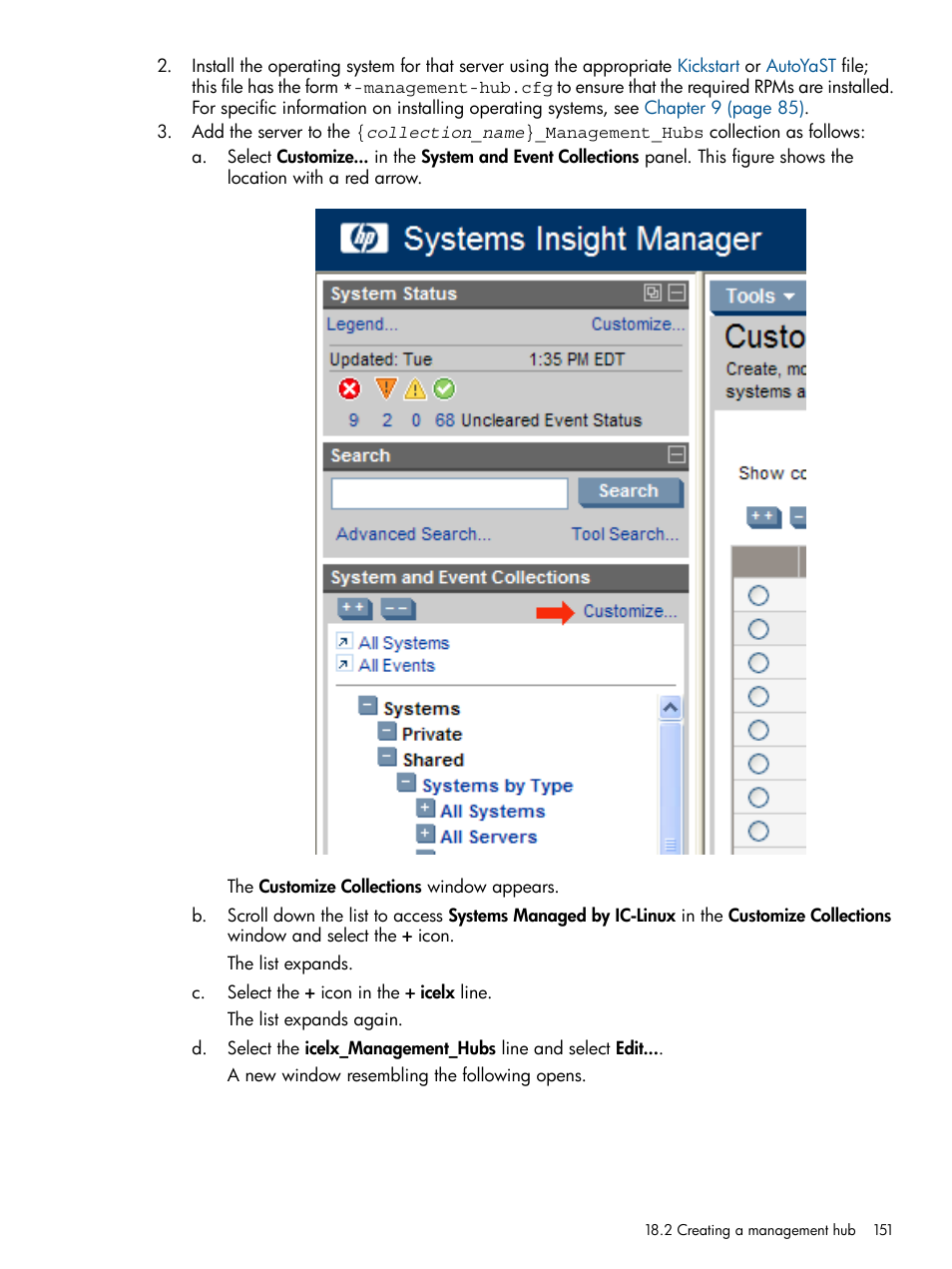 HP Insight Control Software for Linux User Manual | Page 151 / 272