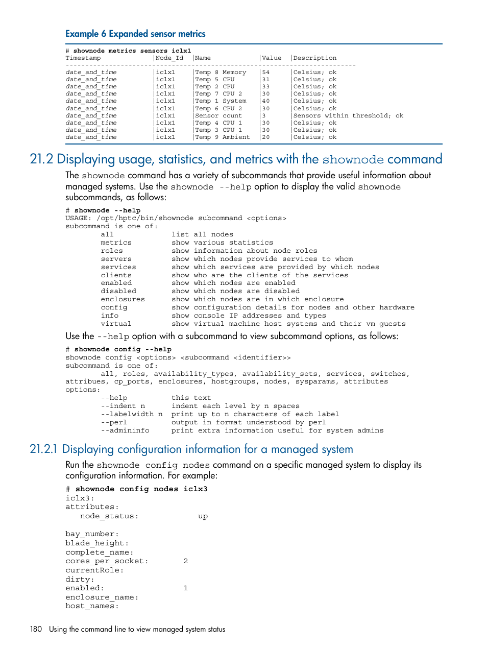 Example 6 | HP Insight Control Software for Linux User Manual | Page 180 / 272