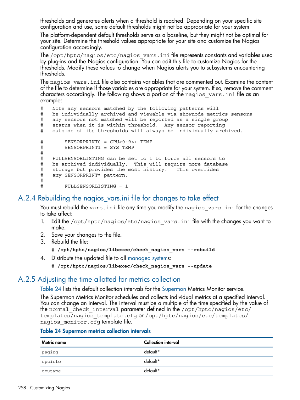 HP Insight Control Software for Linux User Manual | Page 258 / 272