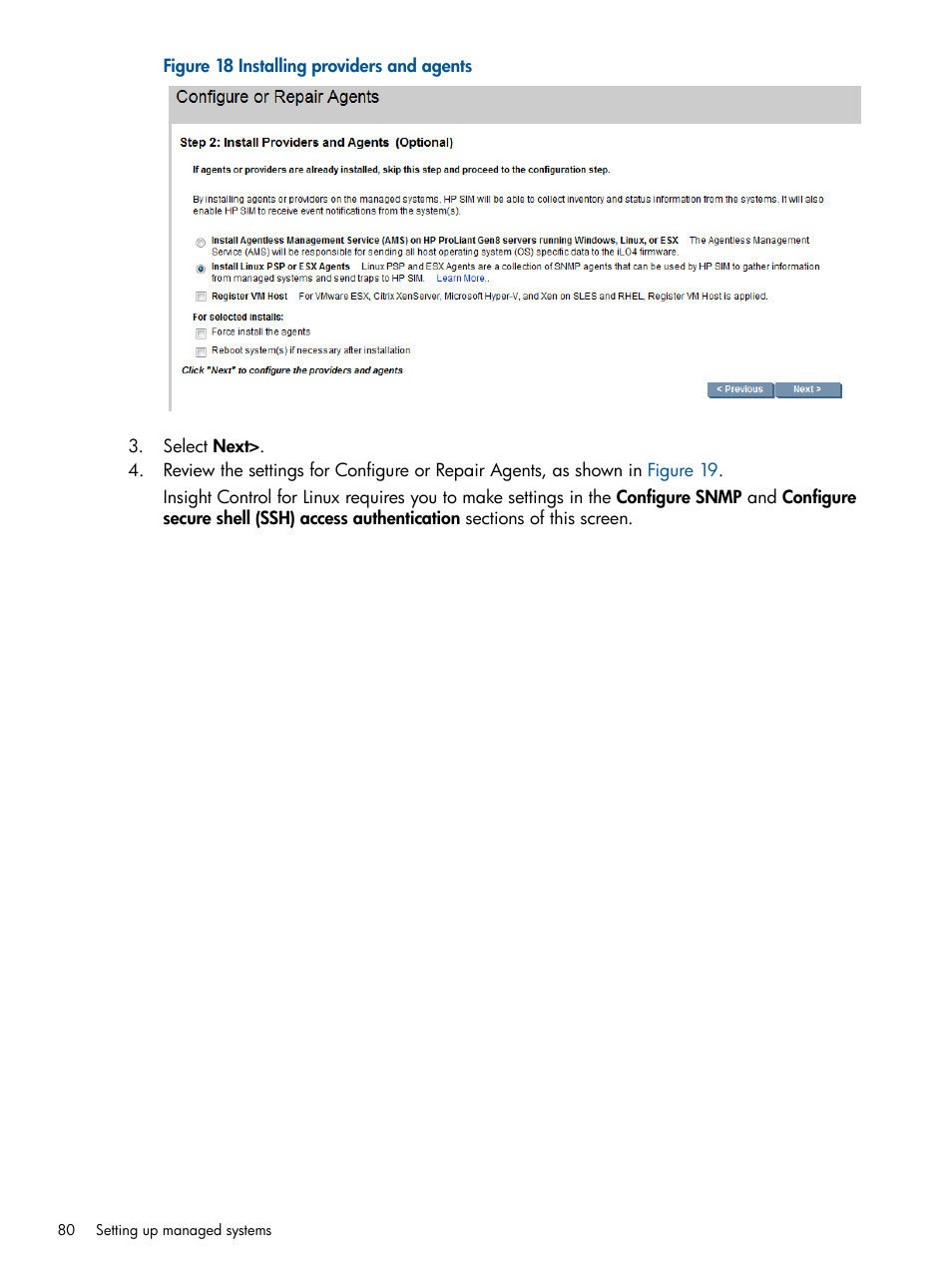 HP Insight Control Software for Linux User Manual | Page 80 / 272