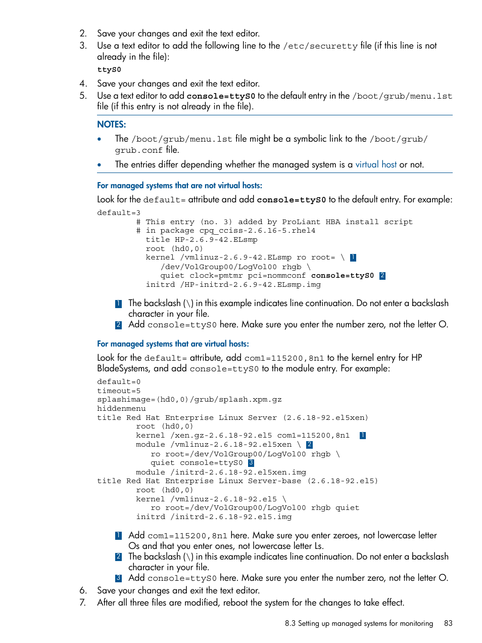 HP Insight Control Software for Linux User Manual | Page 83 / 272