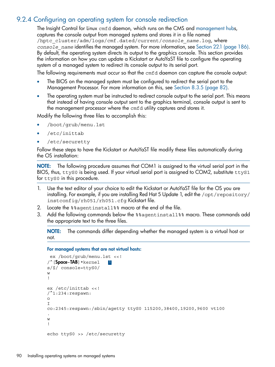 HP Insight Control Software for Linux User Manual | Page 90 / 272