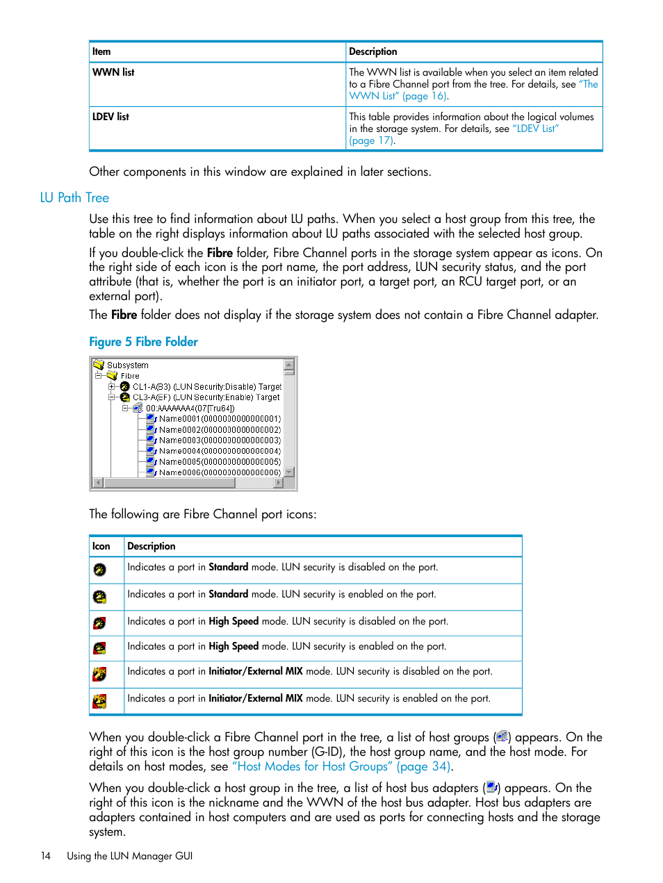 Lu path tree | HP StorageWorks XP Remote Web Console Software User Manual | Page 14 / 112