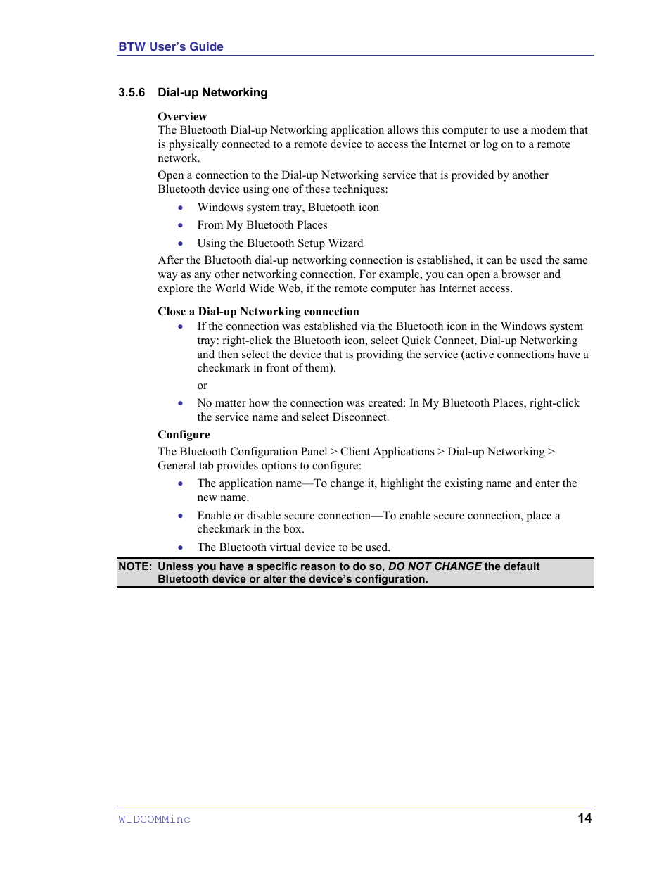 Dial-up networking | HP Pavilion zt3017WM Notebook PC User Manual | Page 18 / 40