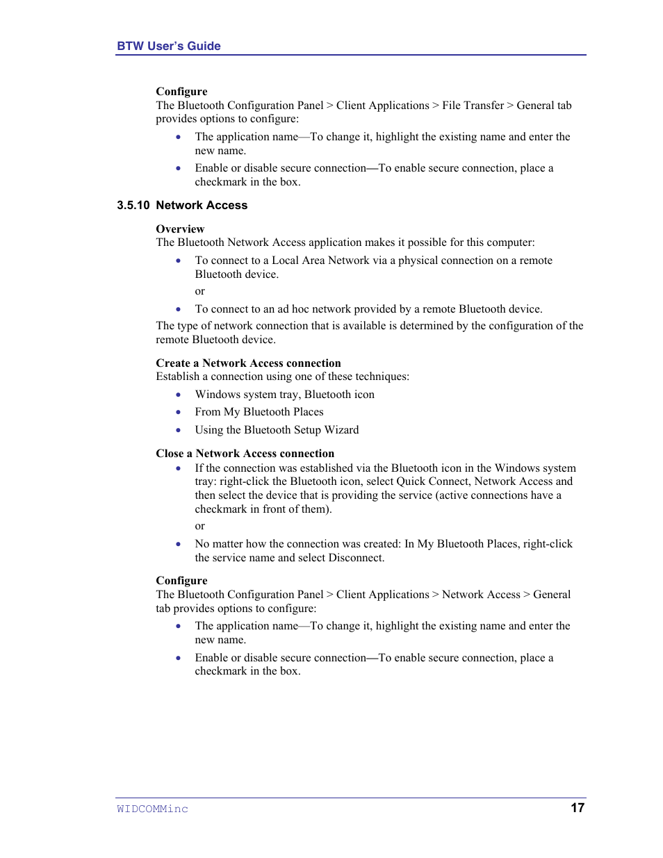 Network access | HP Pavilion zt3017WM Notebook PC User Manual | Page 21 / 40