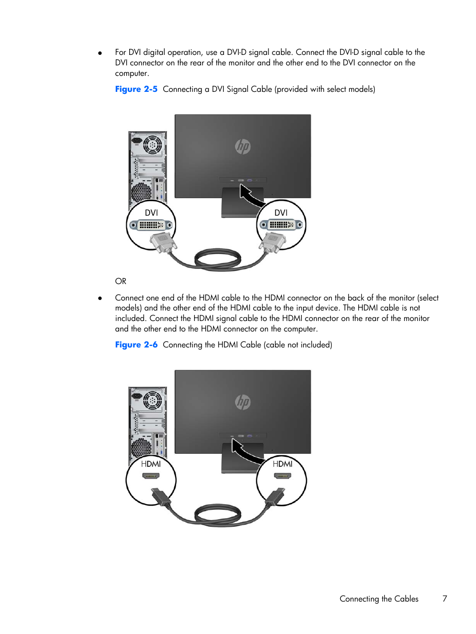 HP Pavilion 25bw 25-inch Diagonal IPS LED Backlit Monitor User Manual | Page 13 / 29