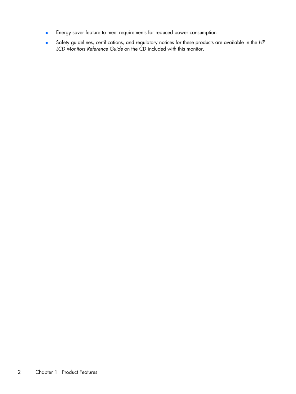 HP Pavilion 25bw 25-inch Diagonal IPS LED Backlit Monitor User Manual | Page 8 / 29