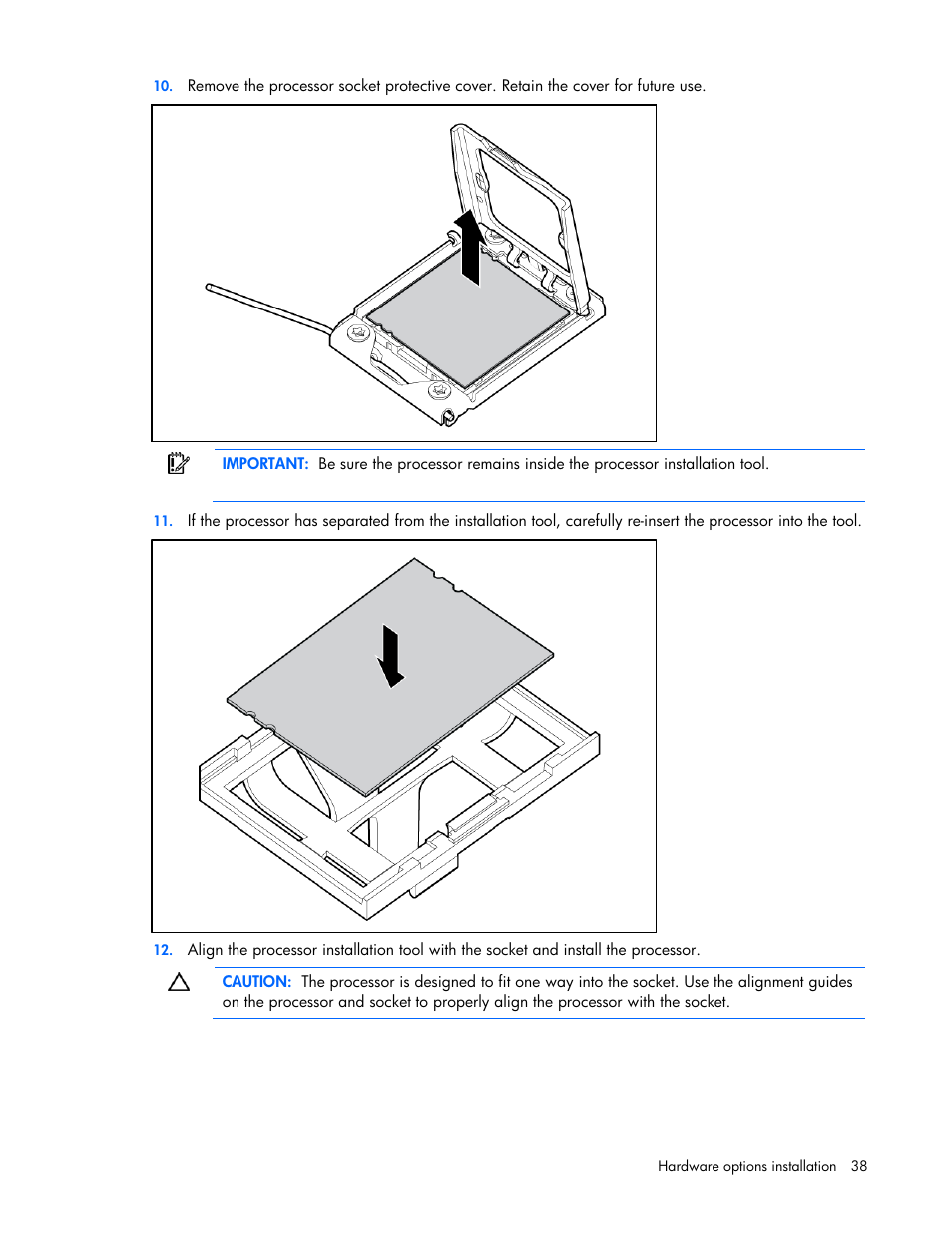 HP ProLiant BL685c G7 Server-Blade User Manual | Page 38 / 103