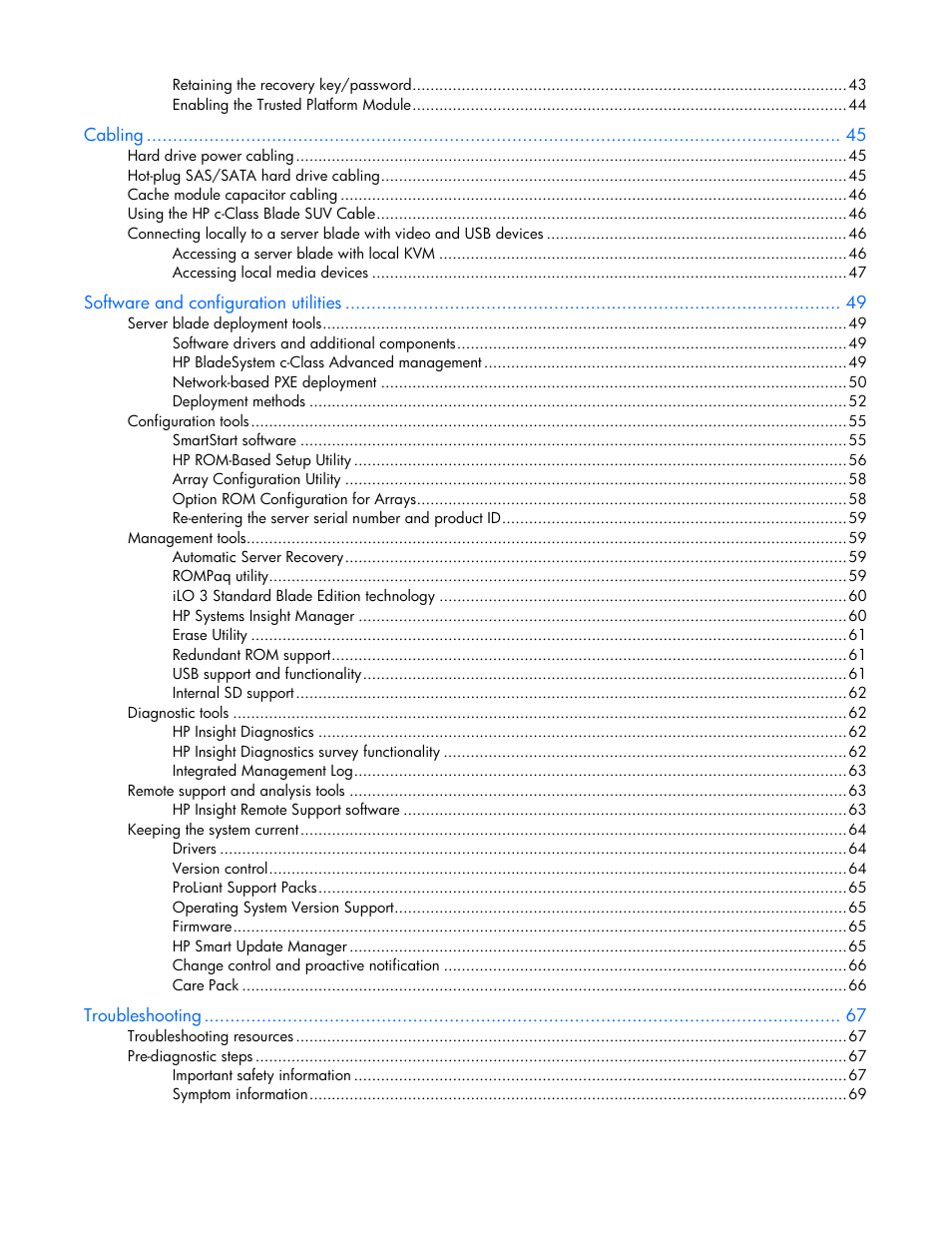 HP ProLiant BL685c G7 Server-Blade User Manual | Page 4 / 103