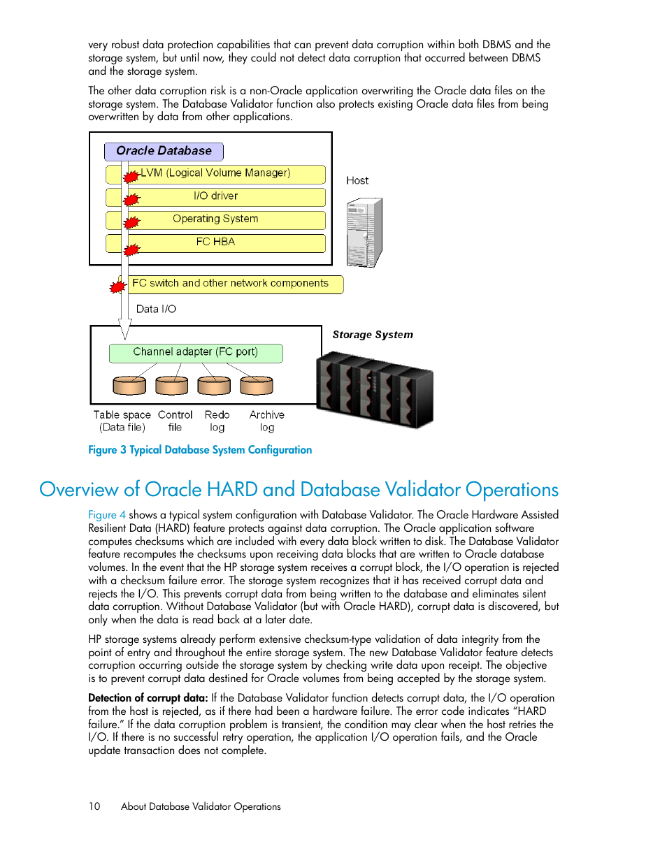 Typical database system configuration | HP XP Array Manager Software User Manual | Page 10 / 36