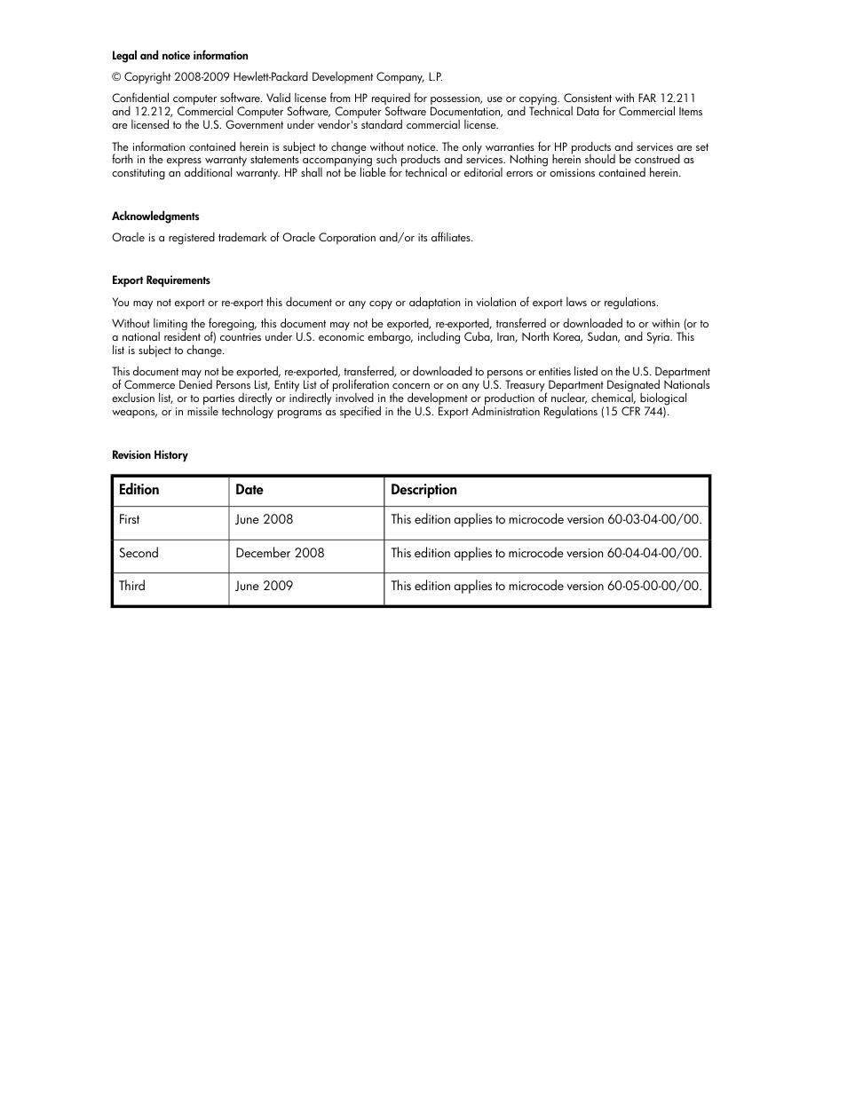 HP XP Array Manager Software User Manual | Page 2 / 36