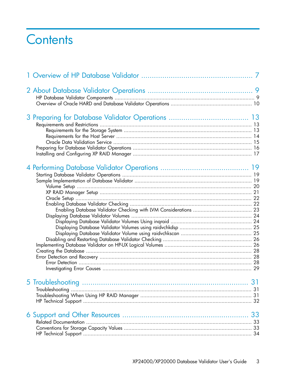 HP XP Array Manager Software User Manual | Page 3 / 36