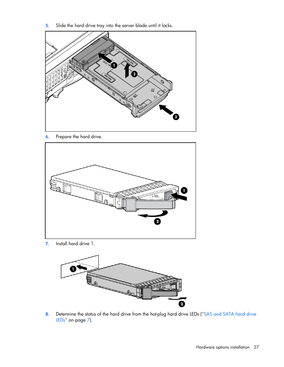 HP ProLiant BL465c G7 Server-Blade User Manual | Page 27 / 98