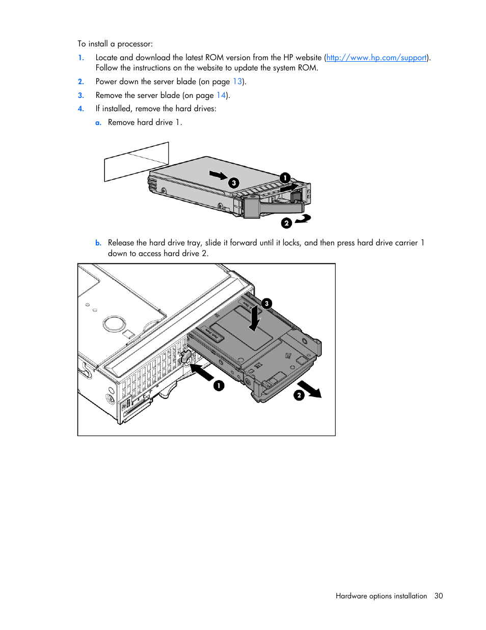 HP ProLiant BL465c G7 Server-Blade User Manual | Page 30 / 98