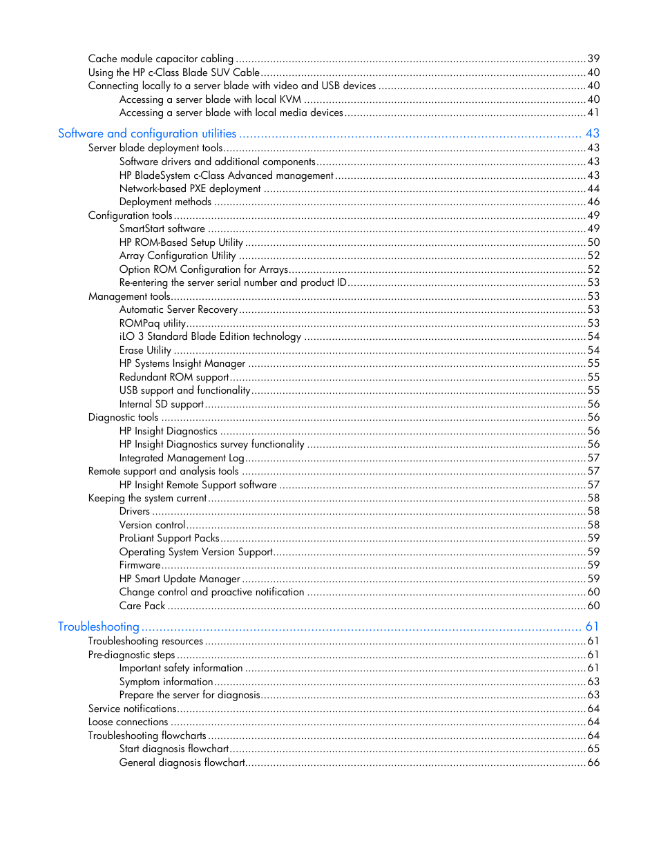 HP ProLiant BL465c G7 Server-Blade User Manual | Page 4 / 98