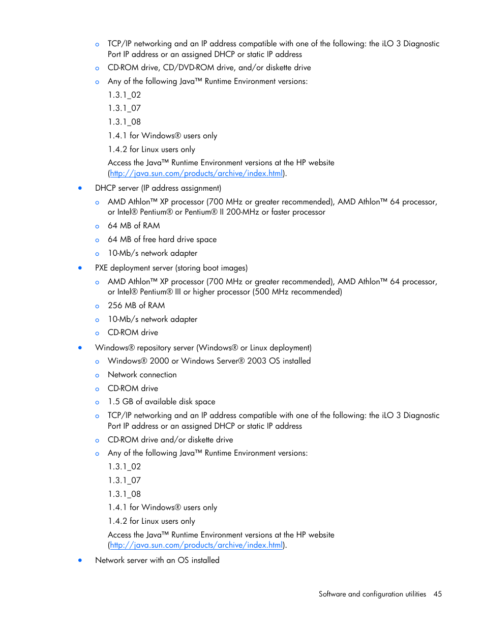 HP ProLiant BL465c G7 Server-Blade User Manual | Page 45 / 98