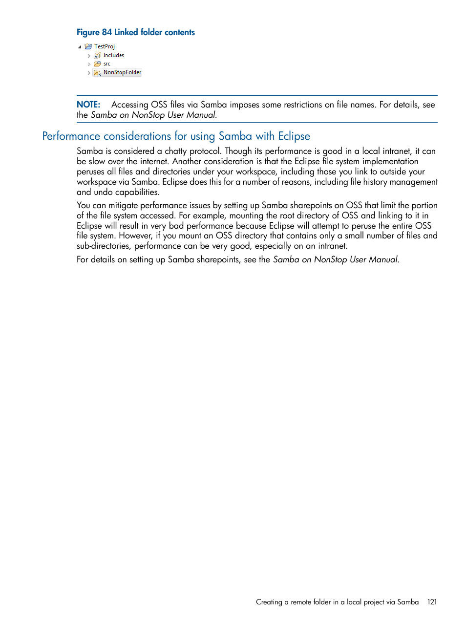 Linked folder contents | HP Integrity NonStop H-Series User Manual | Page 121 / 159