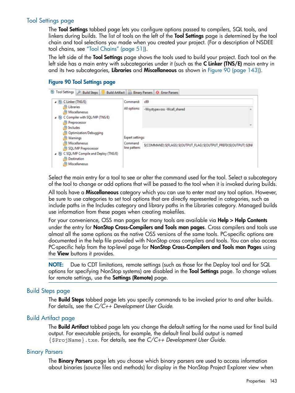 Binary parsers | HP Integrity NonStop H-Series User Manual | Page 143 / 159