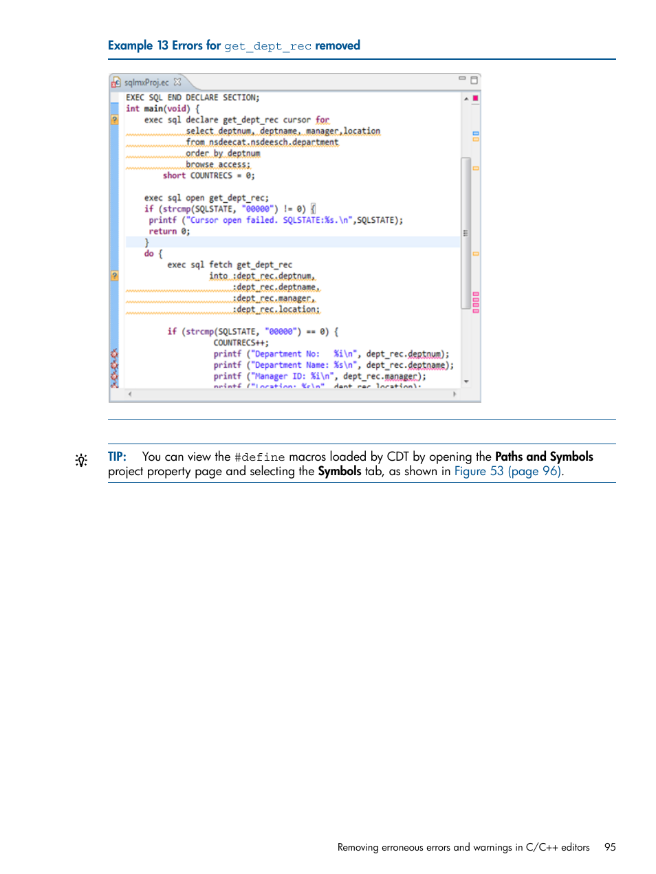 Errors for get_dept_rec removed | HP Integrity NonStop H-Series User Manual | Page 95 / 159