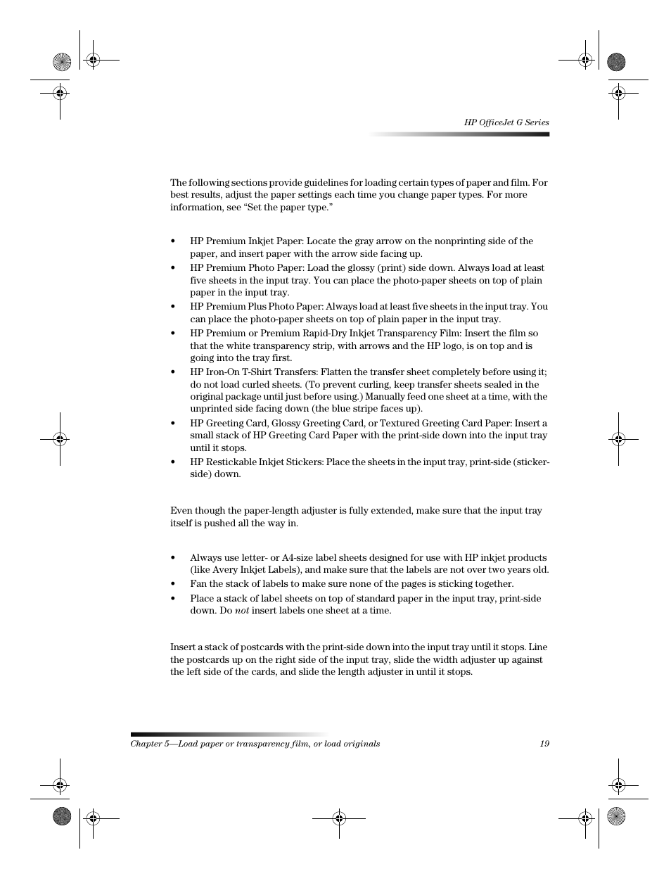 HP Officejet g55 All-in-One Printer User Manual | Page 23 / 58