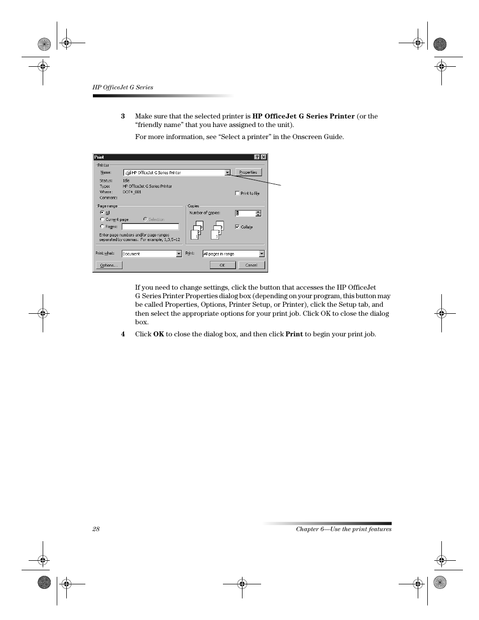 HP Officejet g55 All-in-One Printer User Manual | Page 32 / 58