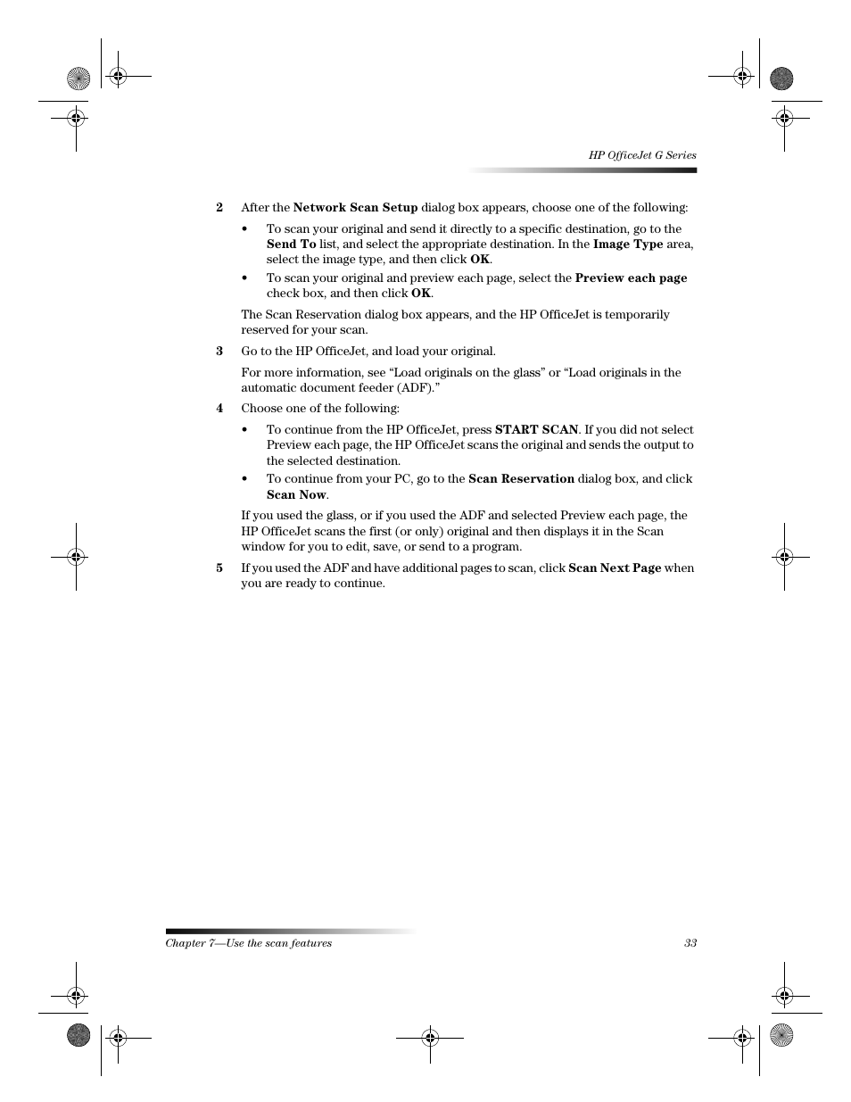 HP Officejet g55 All-in-One Printer User Manual | Page 37 / 58