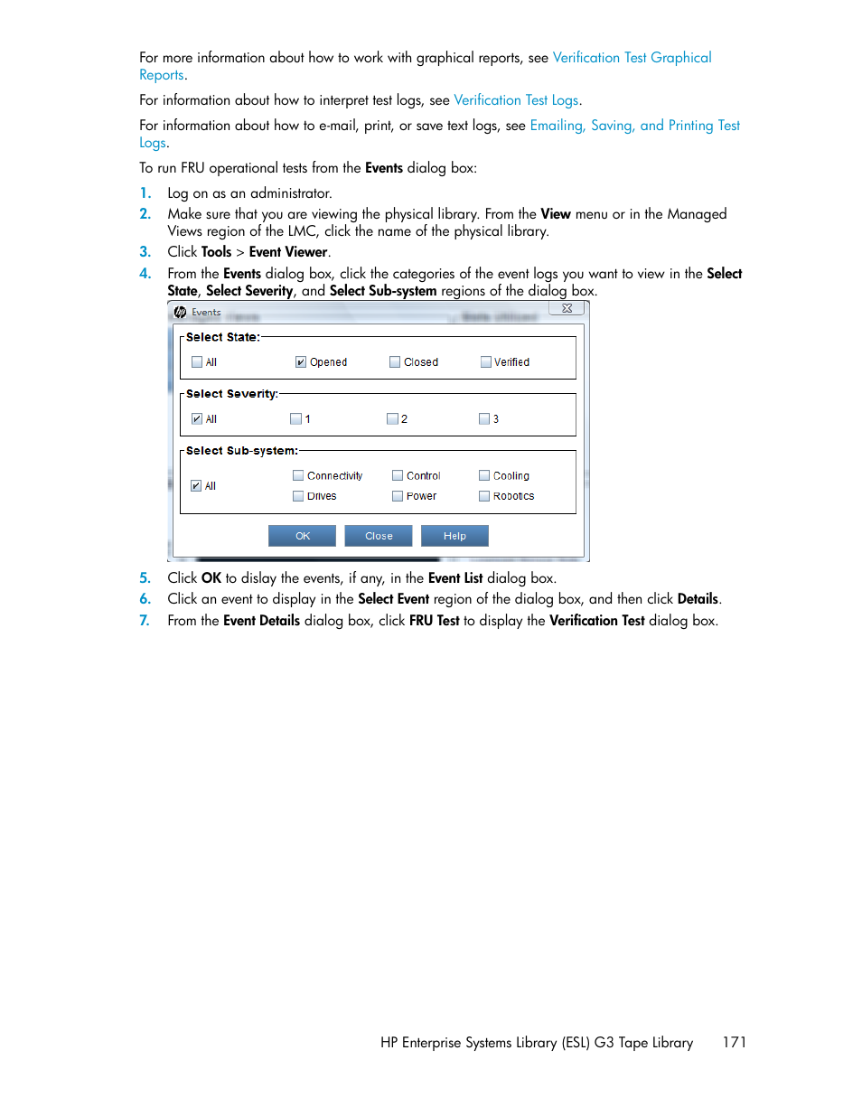 HP StoreEver ESL G3 Tape Libraries User Manual | Page 171 / 286