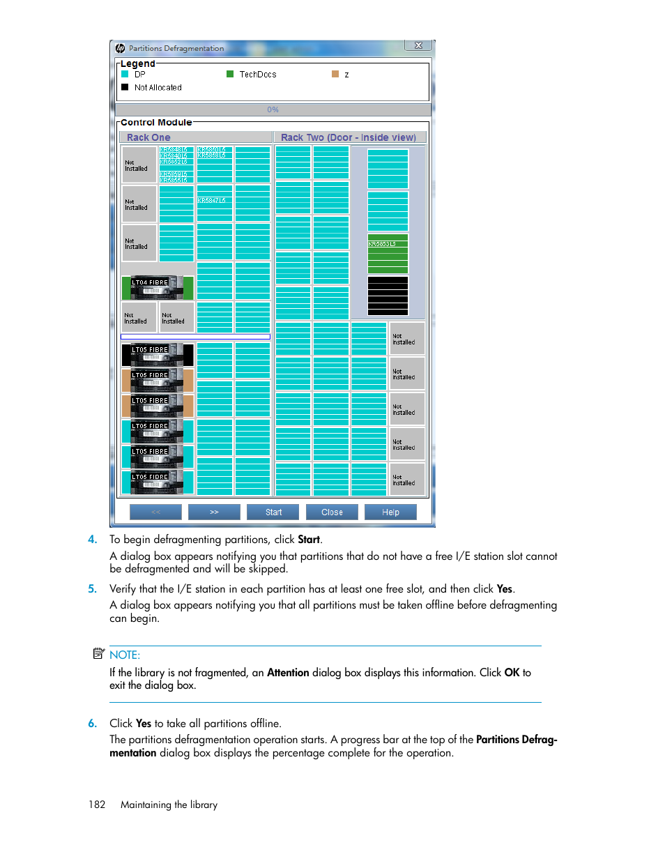 HP StoreEver ESL G3 Tape Libraries User Manual | Page 182 / 286