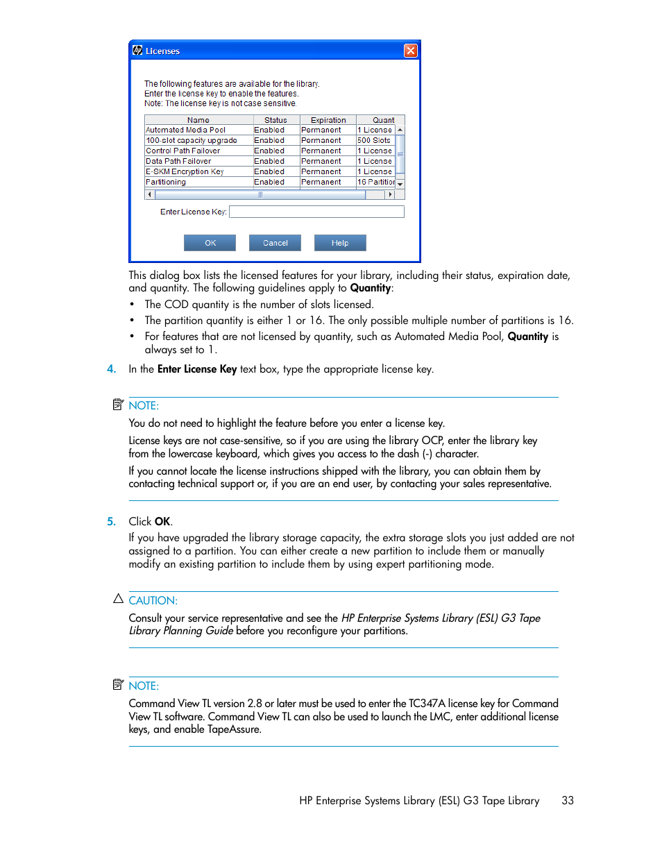 HP StoreEver ESL G3 Tape Libraries User Manual | Page 33 / 286