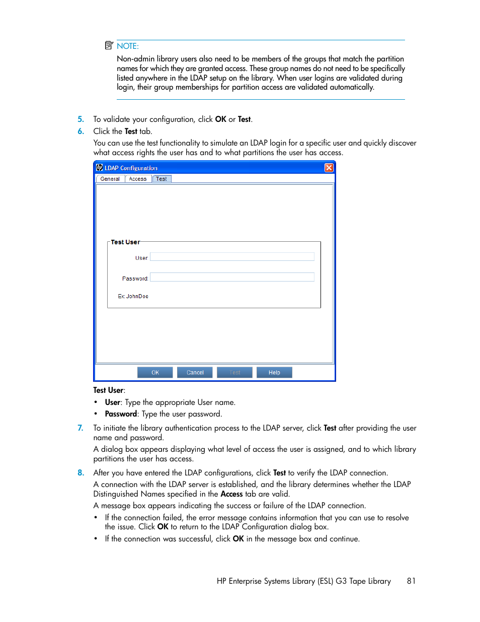 HP StoreEver ESL G3 Tape Libraries User Manual | Page 81 / 286