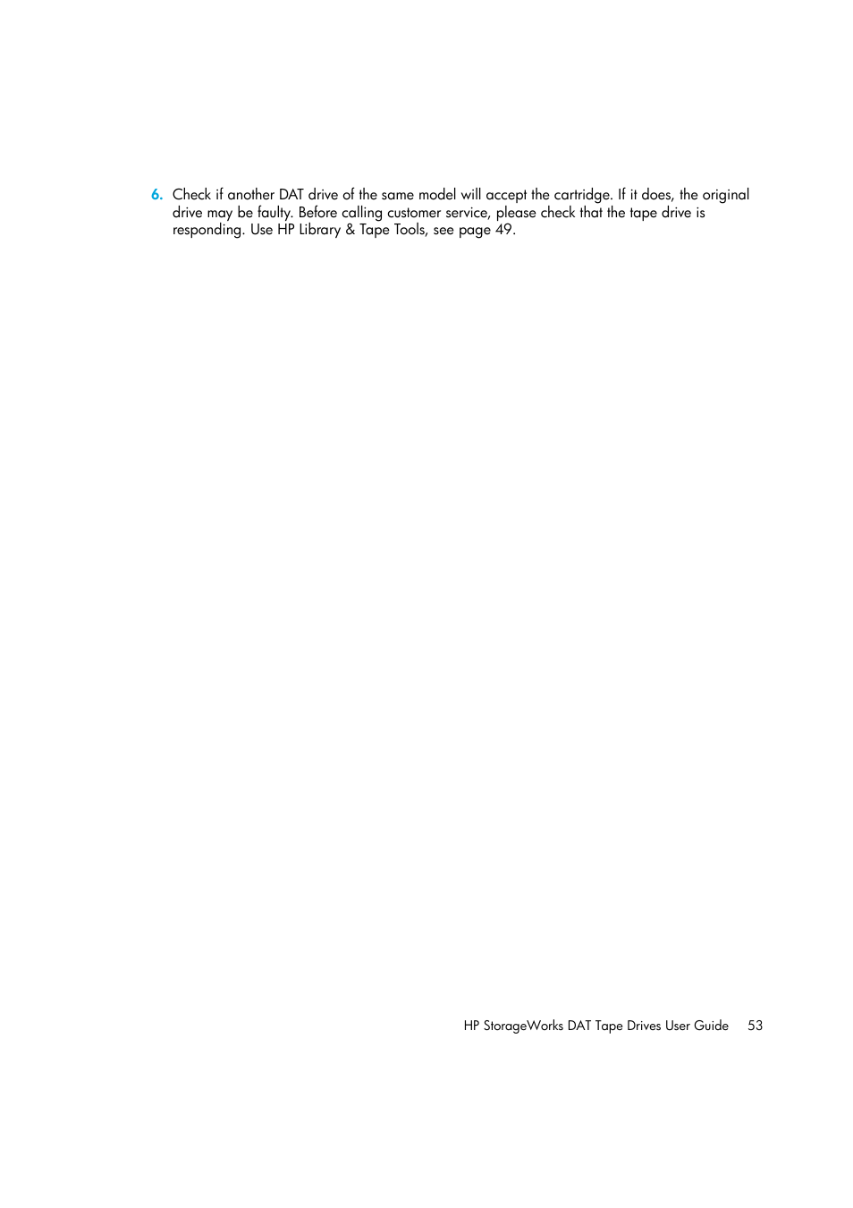 HP StoreEver DAT Tape Drives User Manual | Page 53 / 64