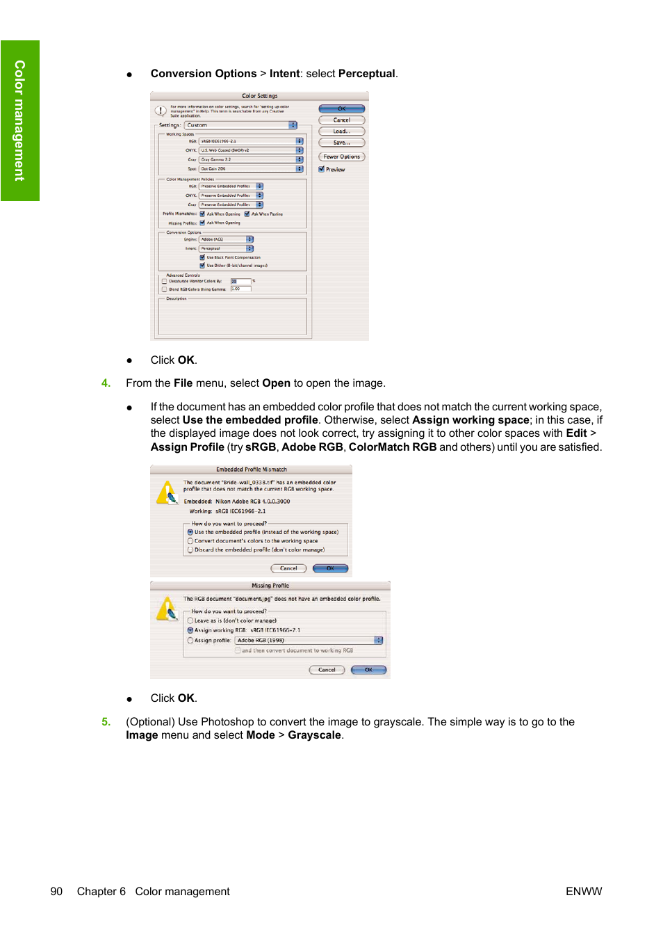 HP Designjet Z3200 PostScript Photo Printer series User Manual | Page 100 / 205