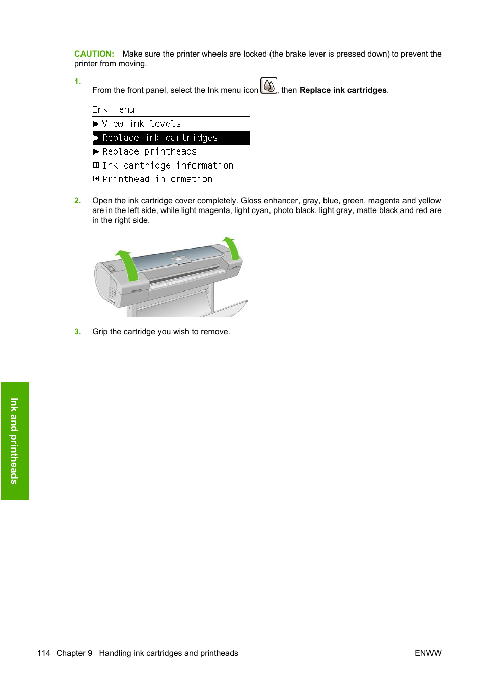 HP Designjet Z3200 PostScript Photo Printer series User Manual | Page 124 / 205