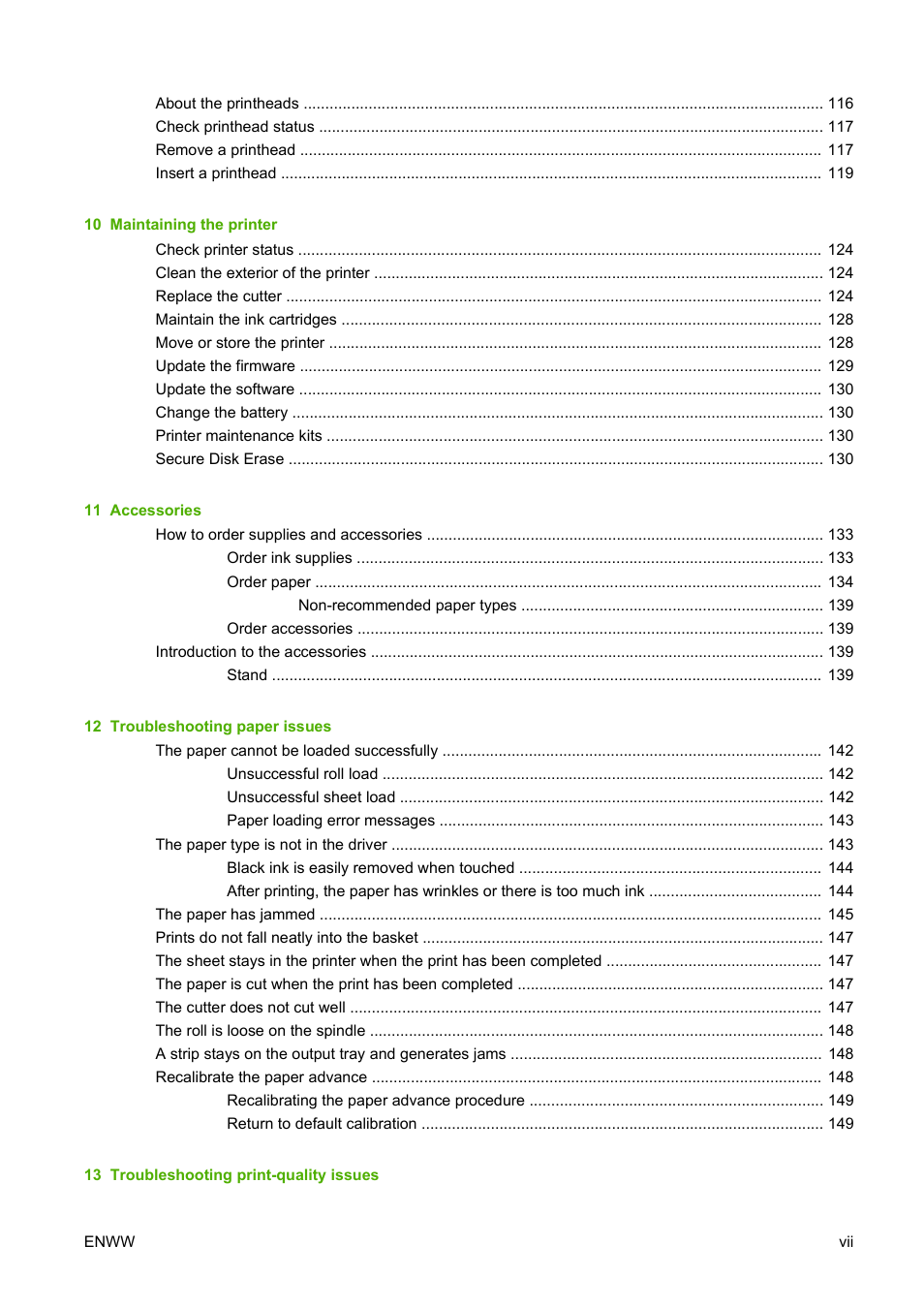 HP Designjet Z3200 PostScript Photo Printer series User Manual | Page 7 / 205