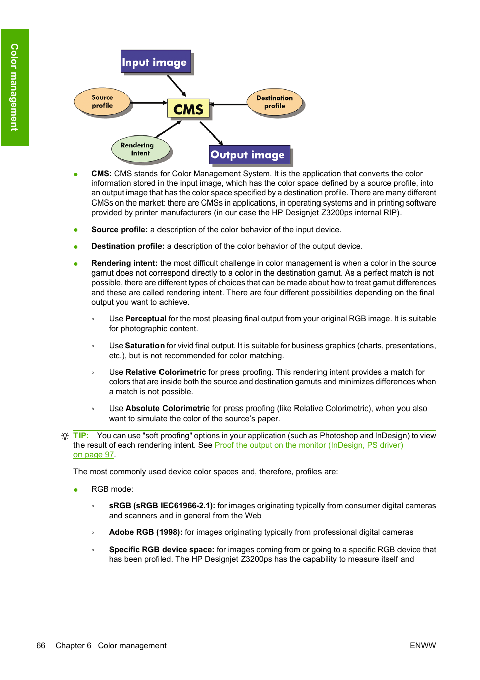 HP Designjet Z3200 PostScript Photo Printer series User Manual | Page 76 / 205
